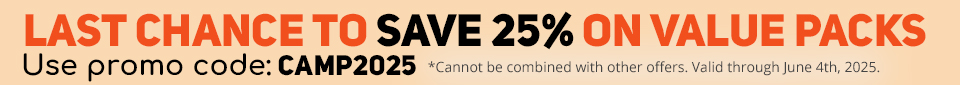 Save 25% On Value Packs